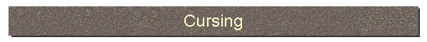 Cursing